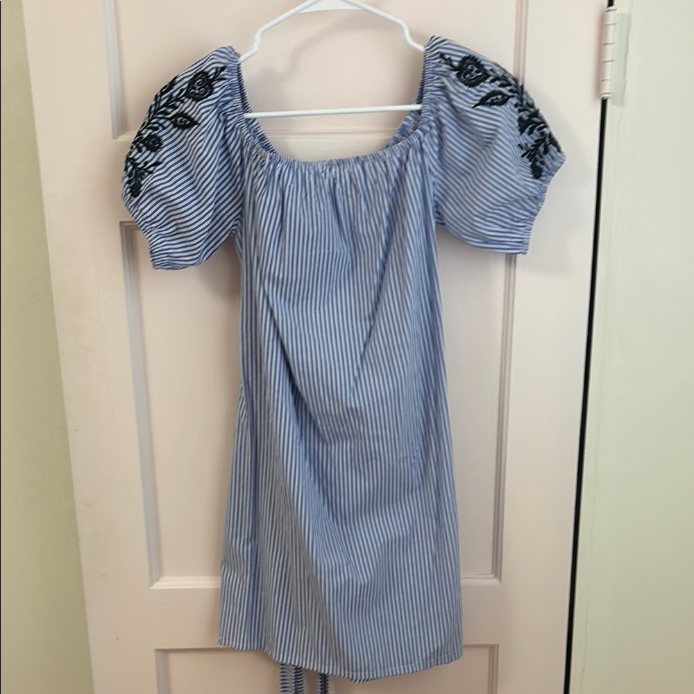 Who What Wear striped dress